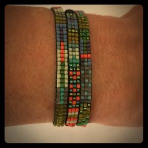 Julie Rofman Barbados triple wrap bracelet.